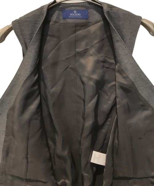SOLIDO（ソリド）SOLIDO (ソリード) 超度詰カノコジレ　MSL17S439 グレー サイズ:04 未使用品の古着・服飾アイテム