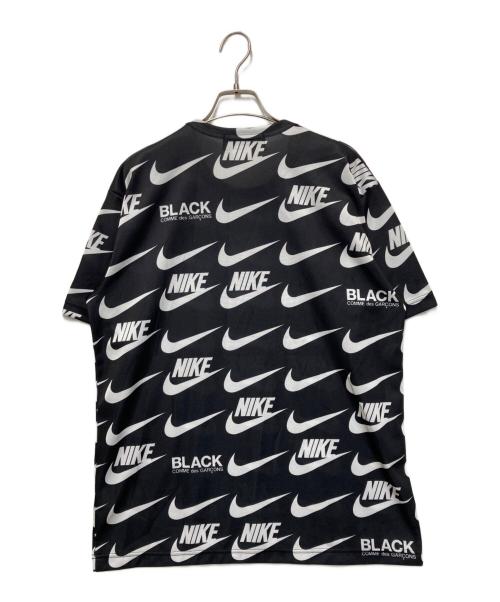 BLACK COMME des GARCONS（ブラックコムデギャルソン）BLACK COMME des GARCONS (ブラックコムデギャルソン) NIKE (ナイキ) Tシャツ ブラック×ホワイト サイズ:XLの古着・服飾アイテム