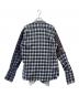 GREG LAUREN (グレッグローレン) KIMONO SHIRT ブルー×レッド サイズ:1：23000円