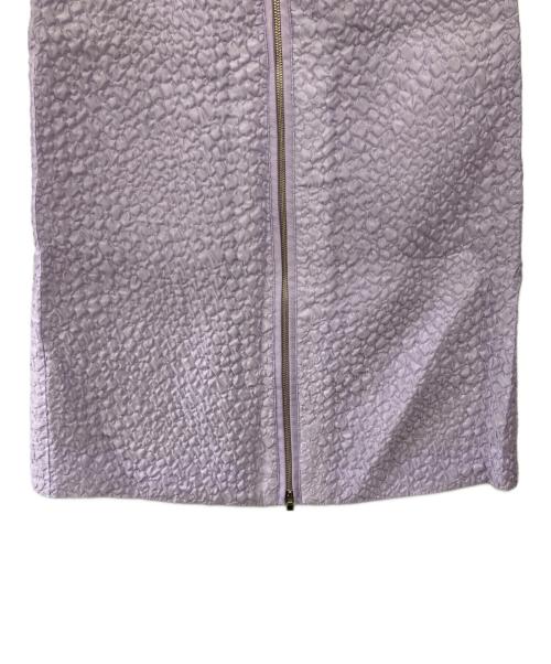 LOUNIE（ルーニー）LOUNIE (ルーニー) ジャカードAラインスカート パープル サイズ:38の古着・服飾アイテム
