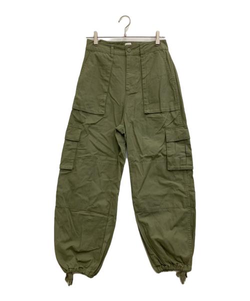 UNGRID（アングリッド）Ungrid (アングリッド) ミリタリーボリュームパンツ カーキ サイズ:Fの古着・服飾アイテム