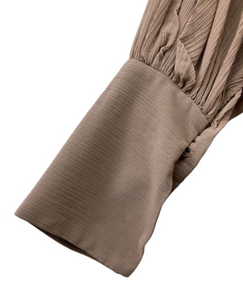 CHAOS（カオス）Chaos (カオス) バングラスブラウス ベージュ サイズ:Fの古着・服飾アイテム