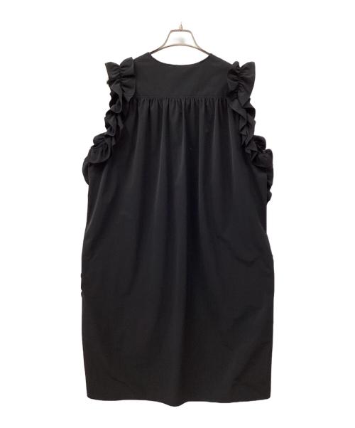 YOKO CHAN（ヨーコチャン）YOKO CHAN (ヨーコチャン) ショルダーボリュームドレス ブラック サイズ:40の古着・服飾アイテム