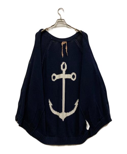 N°21 numero ventuno（ヌメロヴェントゥーノ）N°21 NUMERO VENTUNO (ヌメロヴェントゥーノ) ニットカーディガン ネイビー サイズ:FREEの古着・服飾アイテム