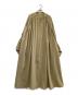 ELIN（エリン）の古着「Dry twill flared slv dress」｜ベージュ