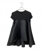 YOKO CHANヨーコチャン）の古着「Aラインカットソー」｜ブラック