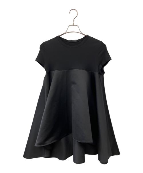 YOKO CHAN（ヨーコチャン）YOKO CHAN (ヨーコチャン) Aラインカットソー ブラック サイズ:40の古着・服飾アイテム