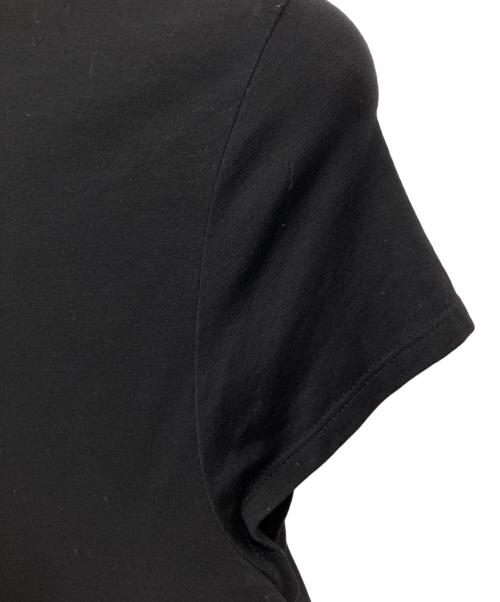 YOKO CHAN（ヨーコチャン）YOKO CHAN (ヨーコチャン) Aラインカットソー ブラック サイズ:40の古着・服飾アイテム