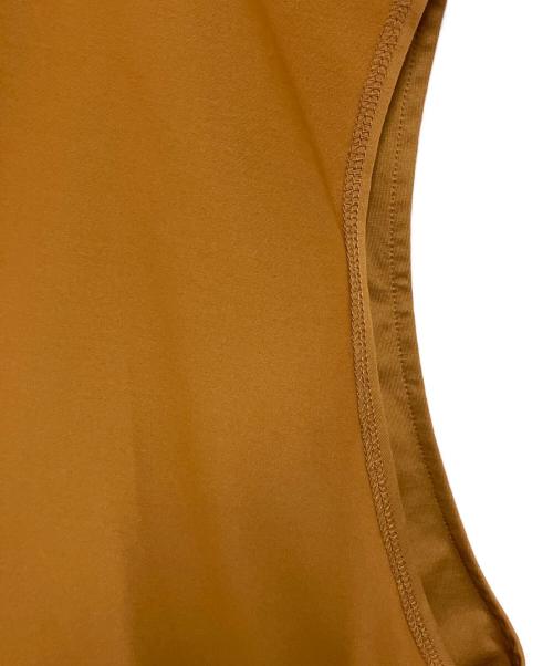 Plage（プラージュ）Plage (プラージュ) Smooth Jersey V プルオーバー キャメル サイズ:F 未使用品の古着・服飾アイテム