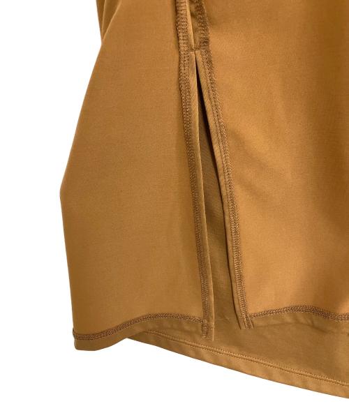 Plage（プラージュ）Plage (プラージュ) Smooth Jersey V プルオーバー キャメル サイズ:F 未使用品の古着・服飾アイテム