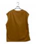 Plage (プラージュ) Smooth Jersey V プルオーバー キャメル サイズ:F 未使用品：9000円