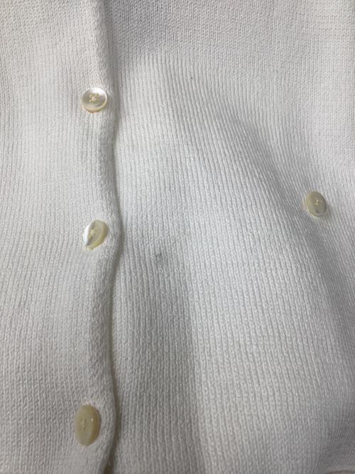 Plage（プラージュ）Plage (プラージュ) 5G Knit ベスト ホワイト サイズ:Fの古着・服飾アイテム