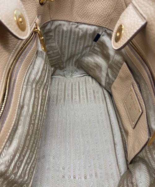 PRADA（プラダ）PRADA (プラダ) VIT.DAINO トートバッグ ベージュの古着・服飾アイテム