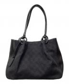GUCCIグッチ）の古着「GGキャンバス トートバッグ」｜ブラック