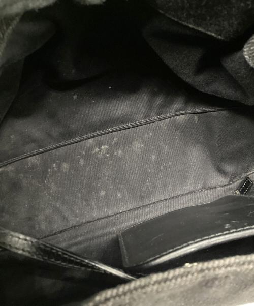 GUCCI（グッチ）GUCCI (グッチ) GGキャンバス トートバッグ ブラックの古着・服飾アイテム