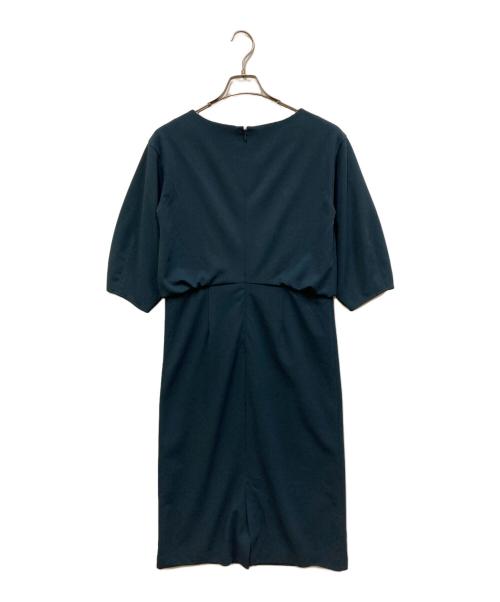 INDIVI（インディヴィ）INDIVI (インディヴィ) セットアップ風ワンピース ブルー サイズ:SIZE 38の古着・服飾アイテム