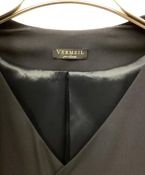 VERMEIL par iena（ヴェルメイユ パー イエナ）VERMEIL par iena (ヴェルメイユ パー イエナ) TAKASHI IKEDA (イケダ タカシ) オールインワンスーツ ネイビー サイズ:38の古着・服飾アイテム