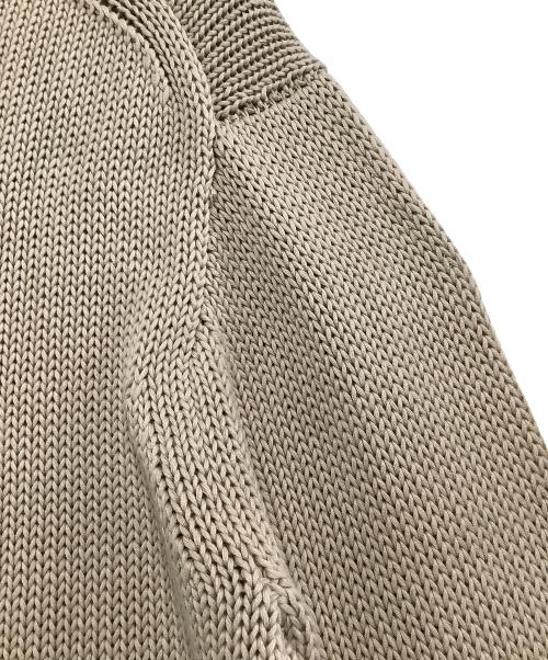 L'appartement（アパルトモン）L'appartement (アパルトモン) Cotton 3G Vneck Knit ベージュ サイズ:freeの古着・服飾アイテム