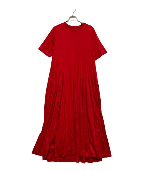 ADORE（アドーア）ADORE (アドーア) コンパクトコットンジャージーワンピース レッド サイズ:不明の古着・服飾アイテム