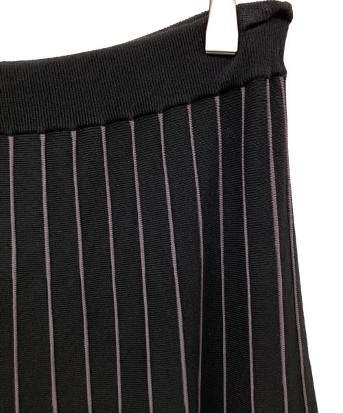 J.PRESS（ジェイプレス）J.PRESS (ジェイプレス) レーヨンエリートストレッチ ニット スカート ブラック サイズ:9の古着・服飾アイテム