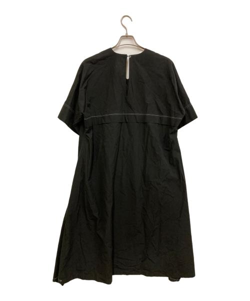 Ujoh（ウジョー）UJOH (ウジョー) スクエアヘムシャツドレス ブラック サイズ:2の古着・服飾アイテム