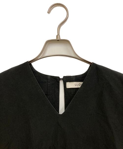 Ujoh（ウジョー）UJOH (ウジョー) スクエアヘムシャツドレス ブラック サイズ:2の古着・服飾アイテム
