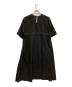 UJOH (ウジョー) スクエアヘムシャツドレス ブラック サイズ:2：4500円
