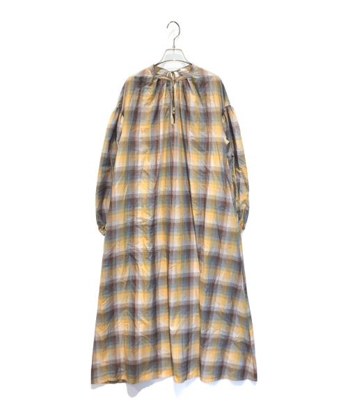 PENDLETON（ペンドルトン）PENDLETON (ペンドルトン) チェックギャザーワンピース マルチカラー サイズ:FREEの古着・服飾アイテム