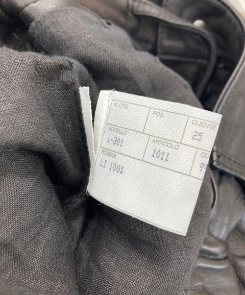 Cinquanta（チンクワンタ）Cinquanta (チンクワンタ) レザーショーツ ブラック サイズ:48の古着・服飾アイテム