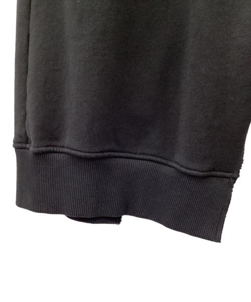 MM6 Maison Margiela（エムエムシックスメゾンマルジェラ）MM6 Maison Margiela (エムエムシックスメゾンマルジェラ) スリット加工スウェットパンツ ブラック サイズ:Mの古着・服飾アイテム