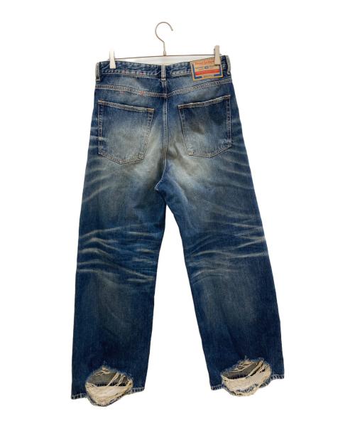 DIESEL（ディーゼル）DIESEL (ディーゼル) D-RISE/加工バギーデニムパンツ インディゴ サイズ:76（W30）の古着・服飾アイテム
