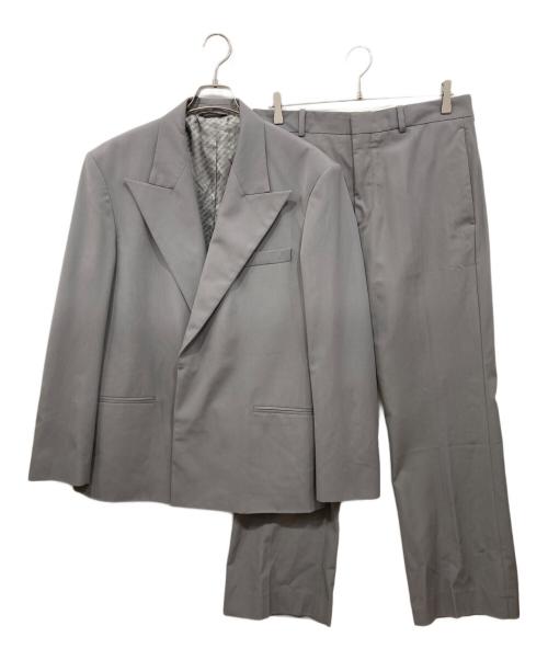 Acne studios（アクネ ストゥディオス）ACNE STUDIOS (アクネ ストゥディオス) レギュラーフィットスーツジャケットセットアップ グレー サイズ:(ジャケット)46 180/92A (パンツ)48 180/84Aの古着・服飾アイテム