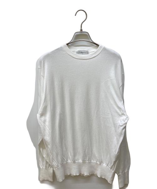 UNFOLLOW（アンフォロー）UNFOLLOW (アンフォロー) italian cotton everyday sweater ホワイト サイズ:2の古着・服飾アイテム