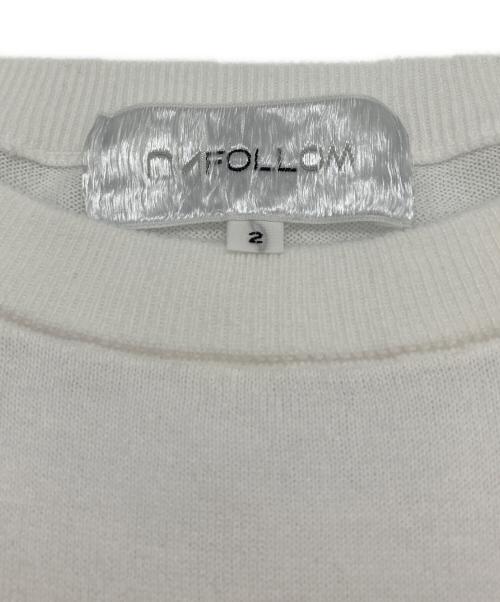 UNFOLLOW（アンフォロー）UNFOLLOW (アンフォロー) italian cotton everyday sweater ホワイト サイズ:2の古着・服飾アイテム