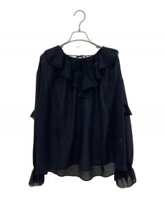 新品未使用　FRAMeWORKフレームワーク　リネンガーゼブラウス 中古・古着通販】FRAMeWORK (フレームワーク) リネンガーゼブラウス