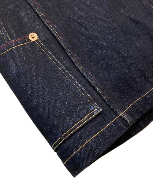 JUNYA WATANABE MAN（ジュンヤワタナベマン）JUNYA WATANABE MAN (ジュンヤワタナベマン) LEVI'S (リーバイス) レザーツイード切替デニムカバーオール インディゴ サイズ:XSの古着・服飾アイテム