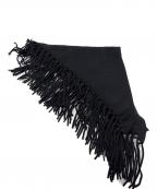 23区ニジュウサンク）の古着「ウールカシミヤ トライアングル ストール」｜ブラック