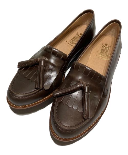 CALZADOS（カルザドス）CALZADOS (カルザドス) 厚底タッセルローファー ブラウン サイズ:SIZE36の古着・服飾アイテム