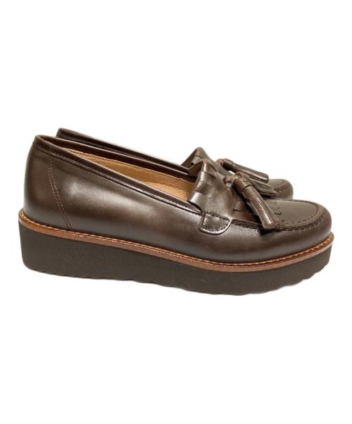 CALZADOS（カルザドス）CALZADOS (カルザドス) 厚底タッセルローファー ブラウン サイズ:SIZE36の古着・服飾アイテム