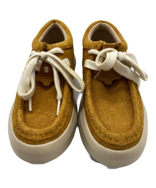 WANDER etc（ワンダー）WANDER etc (ワンダー) スエードモカシン マスタード サイズ:23.5の古着・服飾アイテム