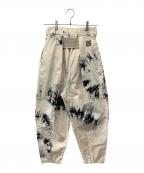 KAPITALキャピタル）の古着「かつらぎシモキタテーパード」｜アイボリー