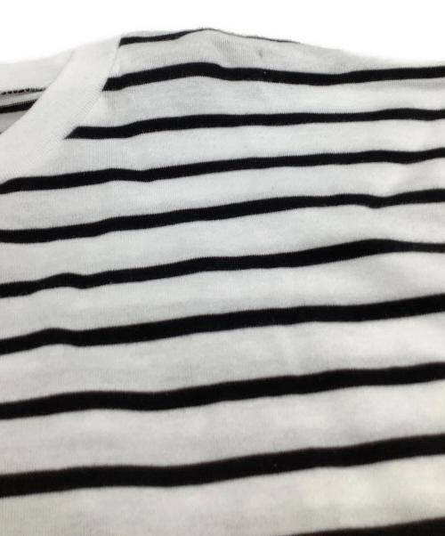 nagonstans（ナゴンスタンス）nagonstans (ナゴンスタンス) MIX Border Twist Sleeve ロングTシャツ マルチカラー サイズ:Mの古着・服飾アイテム