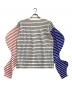 nagonstans (ナゴンスタンス) MIX Border Twist Sleeve ロングTシャツ マルチカラー サイズ:M：8000円
