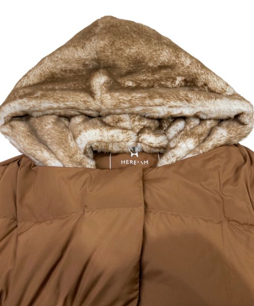 HEREIAM（ヘレイアム）HEREIAM (ヘレイアム) トランスフォームダウンコート ブラウン サイズ:3の古着・服飾アイテム