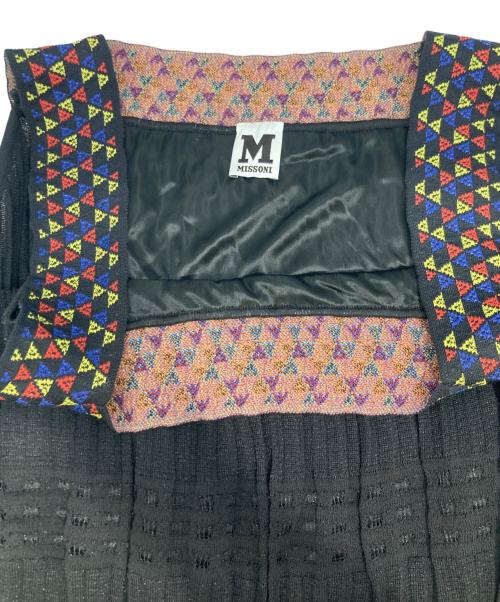 missoni（ミッソーニ）MISSONI (ミッソーニ) ニットワンピース ブラック サイズ:38 未使用品の古着・服飾アイテム