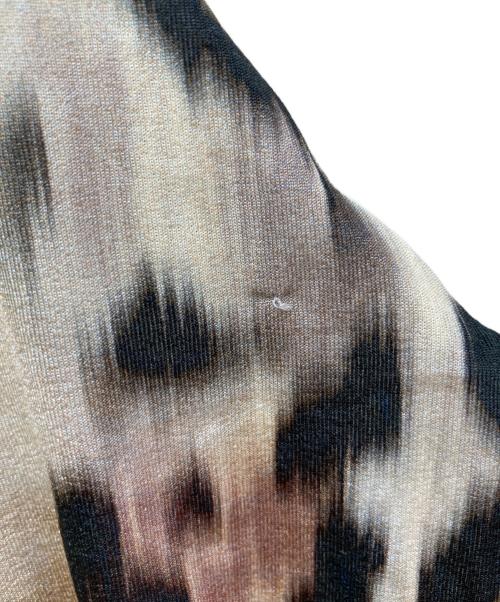 MaxMara（マックスマーラ）MaxMara (マックスマーラ) 総柄ジャージーワンピース ベージュ サイズ:38の古着・服飾アイテム