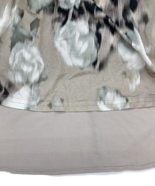 MaxMara（マックスマーラ）MaxMara (マックスマーラ) 総柄ジャージーワンピース ベージュ サイズ:38の古着・服飾アイテム