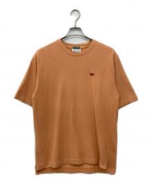 LACOSTE（ラコステ）の古着「鹿の子Tシャツ」｜オレンジ