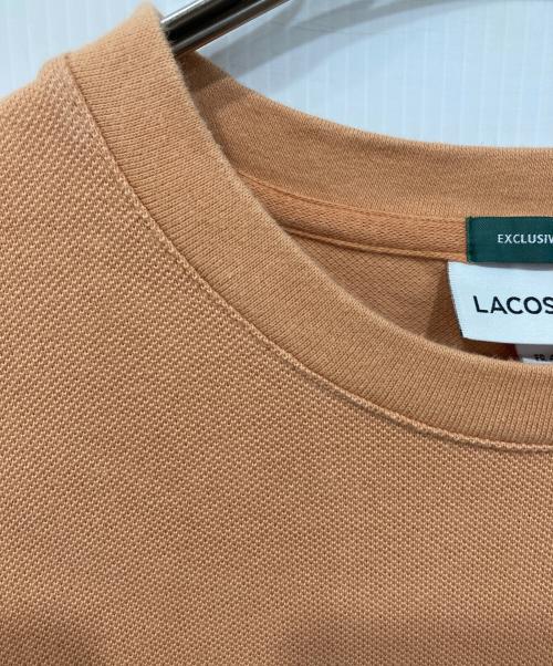 LACOSTE（ラコステ）LACOSTE (ラコステ) 鹿の子Tシャツ オレンジ サイズ:Mの古着・服飾アイテム
