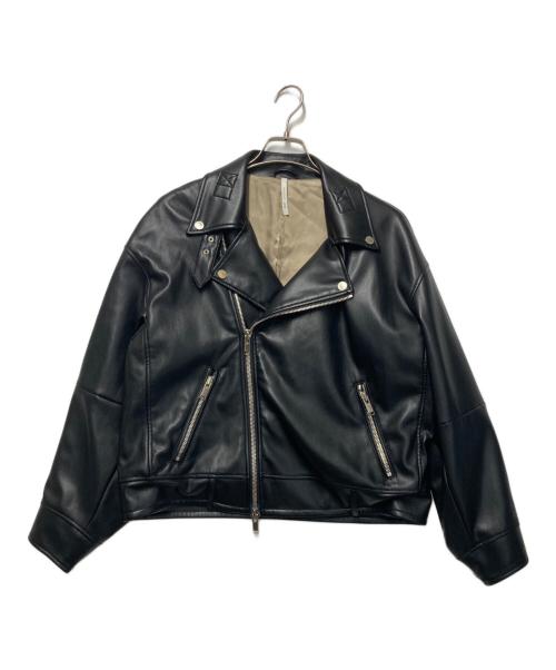 upper hights（アッパーハイツ）upper hights (アッパーハイツ) ライダースジャケット ブラックの古着・服飾アイテム